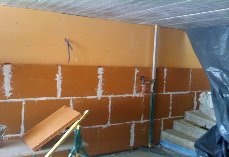 barbaux batiment carrelage aménagement intérieur cloison isolation