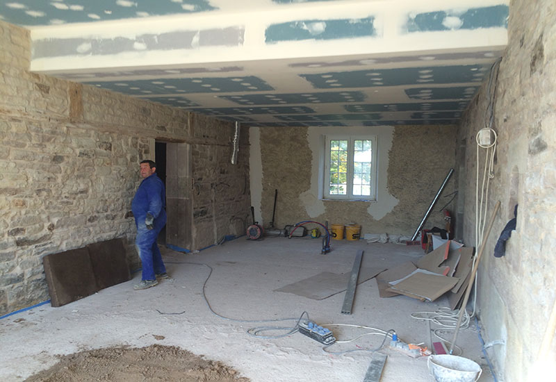 barbaux batiment carrelage aménagement intérieur cloison isolation