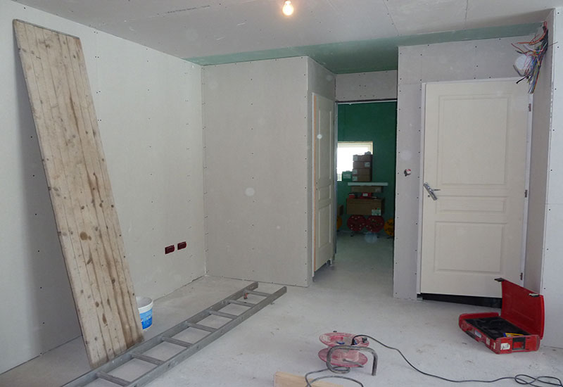 barbaux batiment carrelage aménagement intérieur cloison isolation