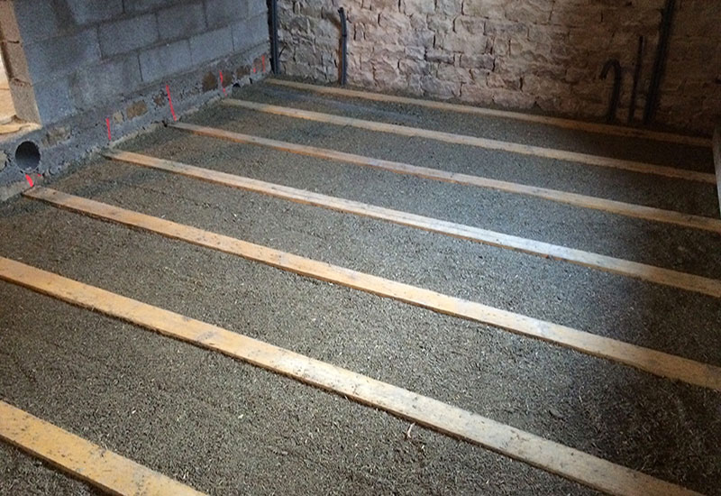 barbaux batiment chaux chanvre isolation sol toiture