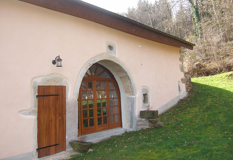 barbaux batiment facade enduit parement enduit traditionnel chaux aerienne