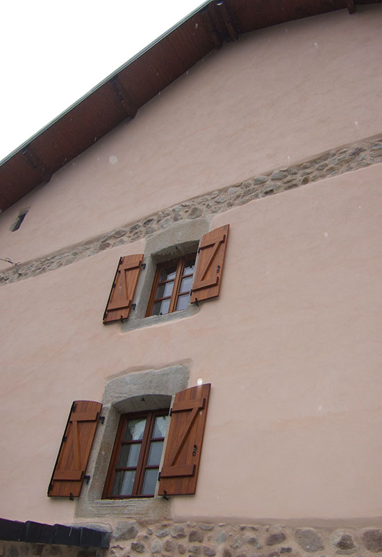 barbaux batiment facade enduit parement enduit traditionnel chaux aerienne