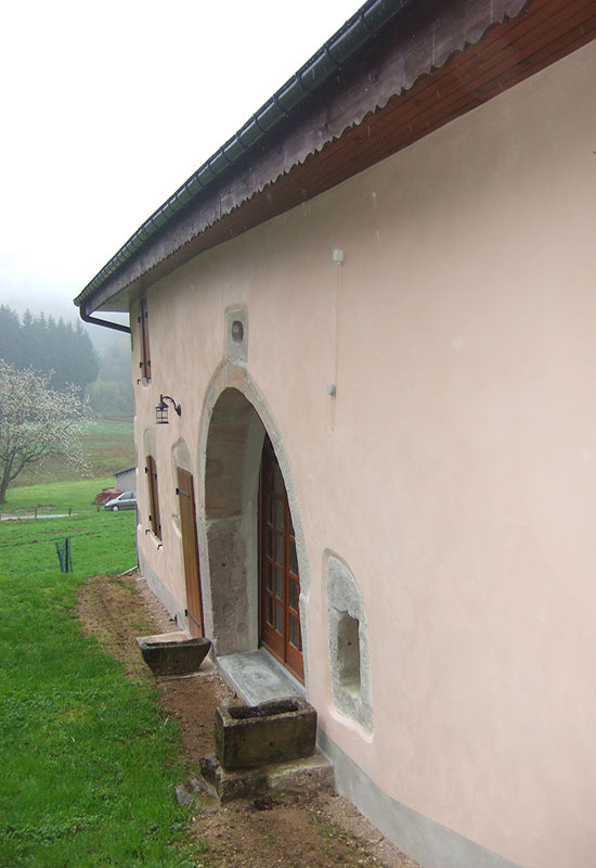 barbaux batiment facade enduit parement enduit traditionnel chaux aerienne