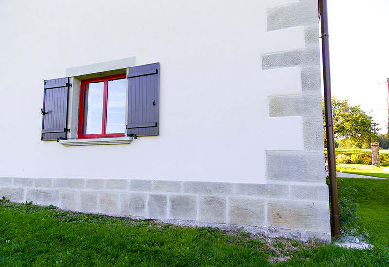 barbaux batiment facade enduit parement