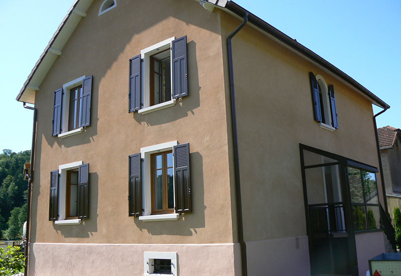 barbaux batiment facade enduit parement