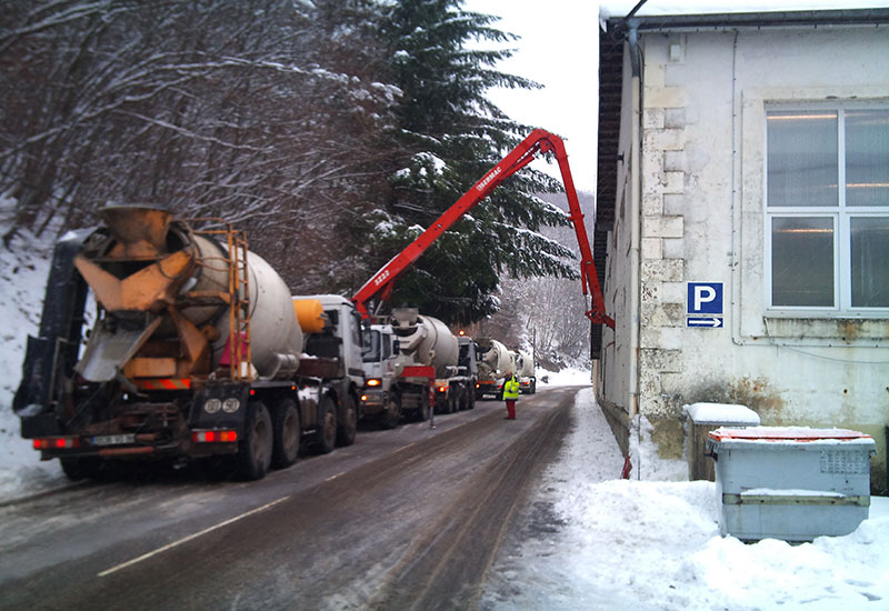 barbaux batiment gros oeuvre beton chape liquide