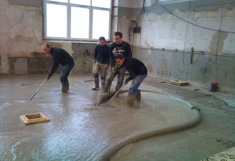 barbaux batiment gros oeuvre beton chape liquide