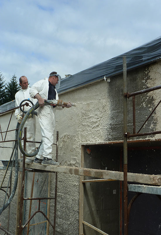 barbaux batiment isolation exterieure enduit hygrothermique chaux chanvre tradical