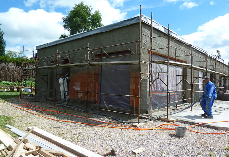 barbaux batiment isolation exterieure enduit hygrothermique chaux chanvre tradical