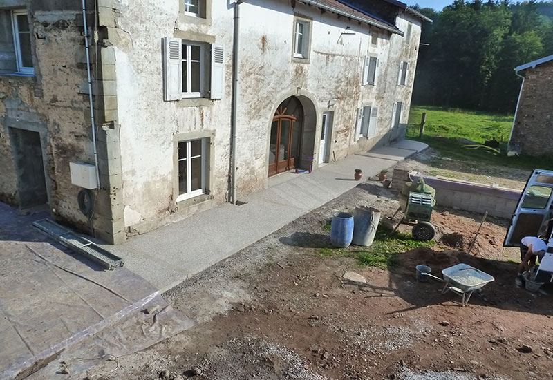 barbaux batiment maçonnerie paysagère béton désactivé