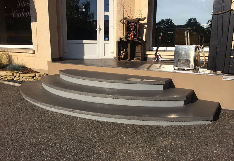 barbaux batiment maçonnerie paysagère escalier extérieur