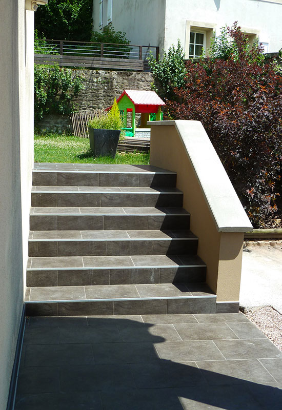 barbaux batiment maconnerie paysagère escalier extérieur