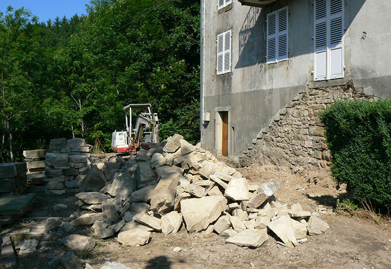 barbaux batiment renovation maconnerie moellons