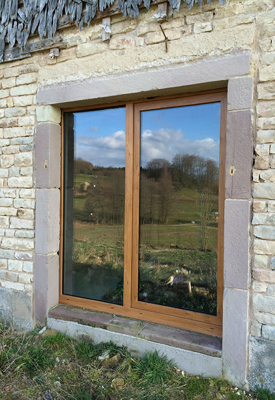 barbaux batiment renovation ouverture encadrement